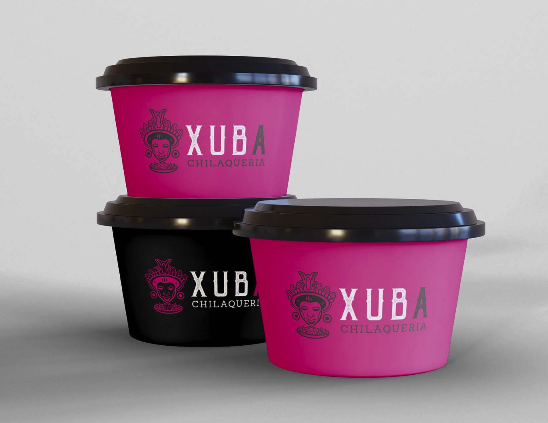 Envases de Xuba Chilaquería